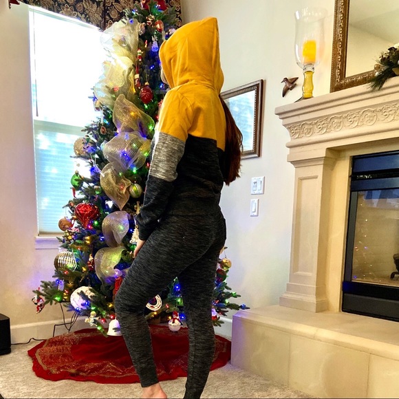 CLEARANCE-FIRM‼️5🌟Color Block Jogger Jumpsuit - Picture 5 of 7